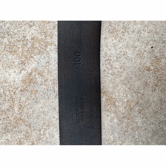 Giuseppe Zanotti studded leather belt silver w black buckle - Picture 10 of 16